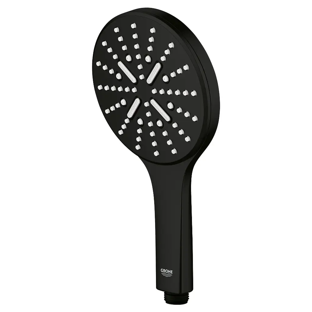 Grohe 265452430 Rainshower Smartactive Round Hand Shower Matte Black