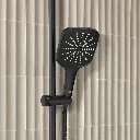 Grohe 265522430 Rainshower SmartActive Hand Shower 3 Sprays 6.6 L/Min (1.75 Gpm) Matte Black