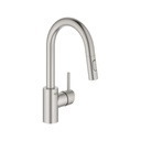 Grohe 31479DC1 Concetto Single Handle Kitchen Faucet Super Steel 1