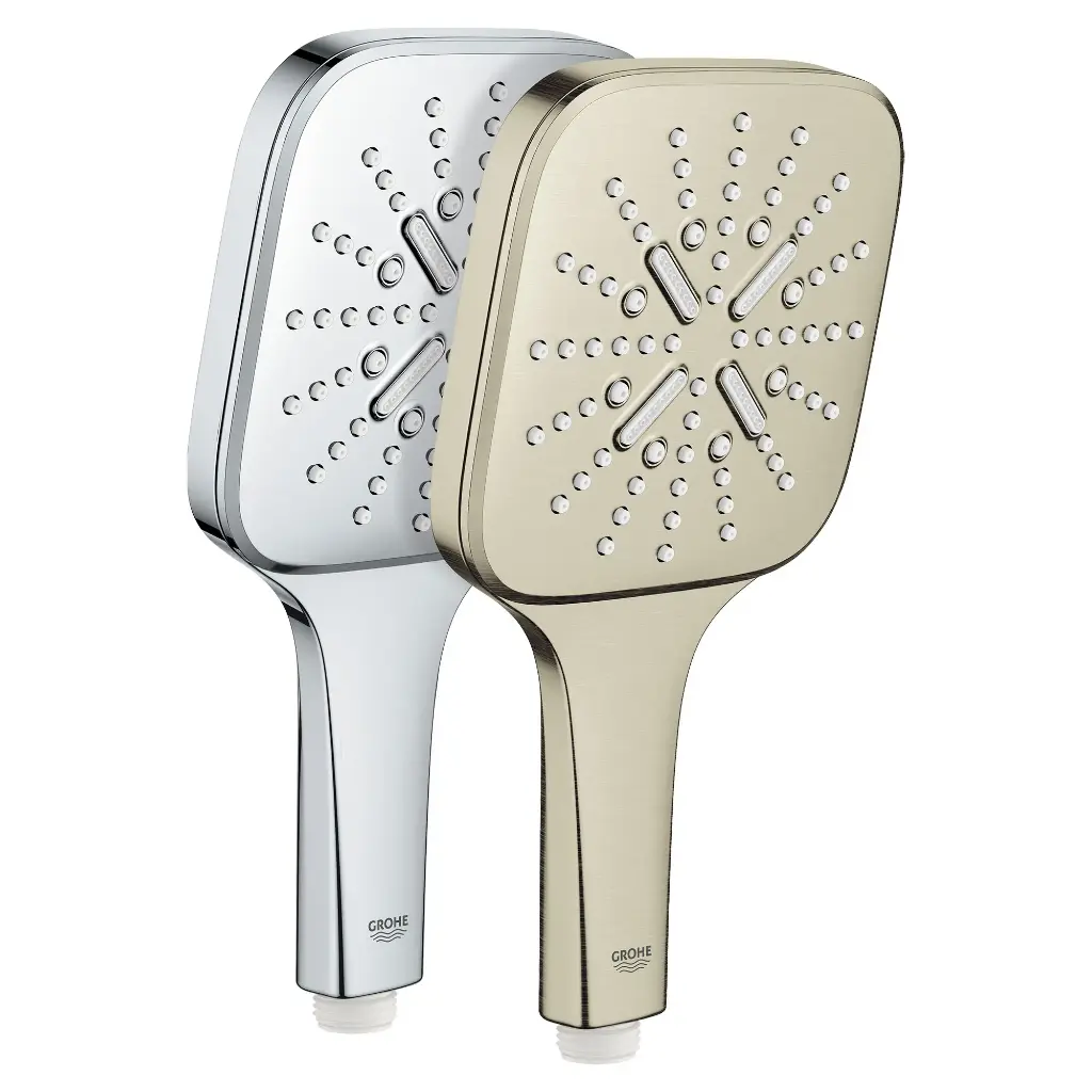 Grohe 26552En0 Rainshower Smartactive Handshower Square Brushed Nickel