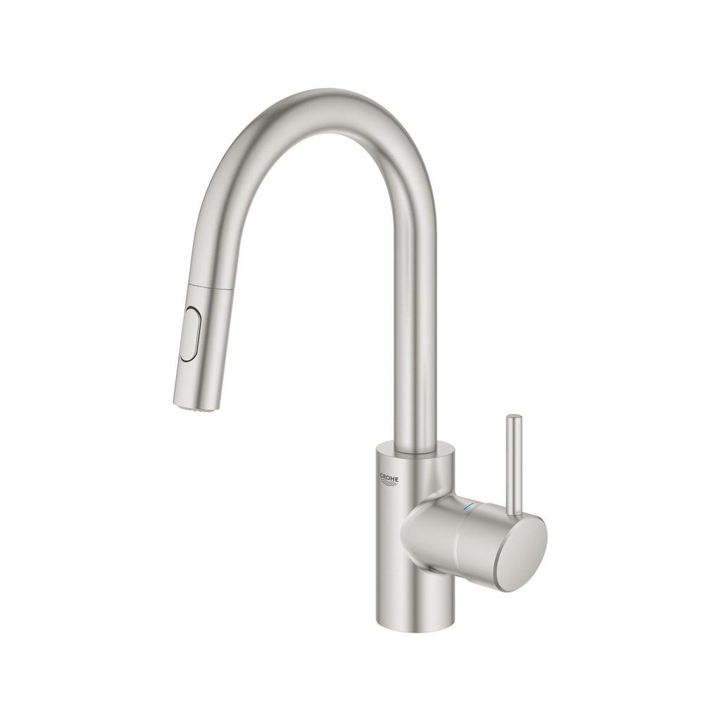 Grohe 31479DC1 Concetto Single Handle Kitchen Faucet Super Steel 2
