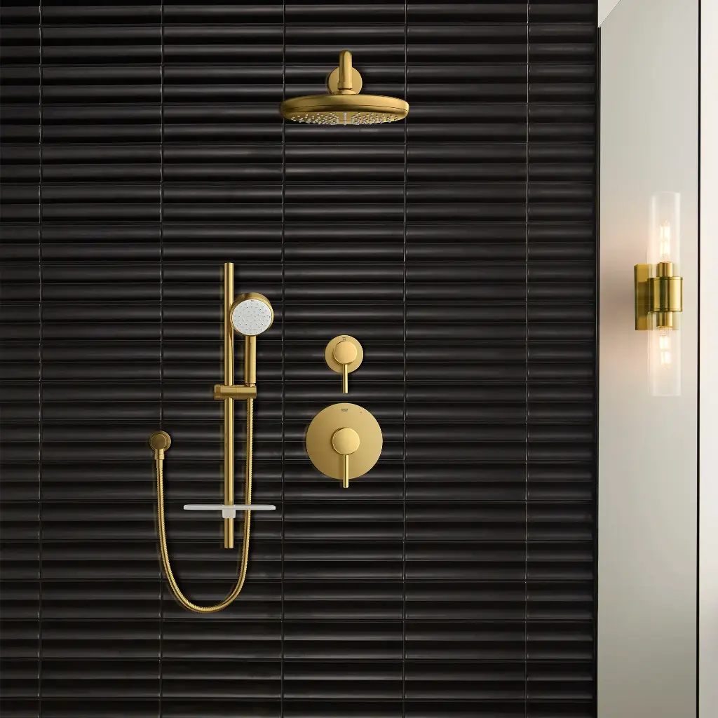Grohe 26602GN0 24 Shower Slide Bar Brushed Cool Sunrise