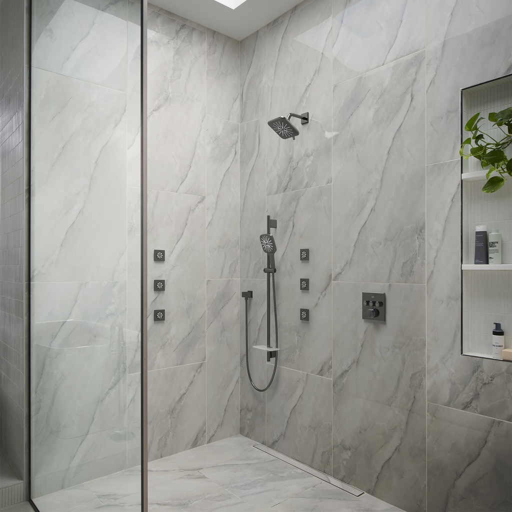 Grohe 26603A00 Rainshower Smartactive 36In Rail Hard Graphite