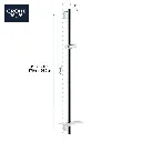 Grohe 26603A00 Rainshower Smartactive 36In Rail Hard Graphite