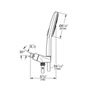 Grohe 26604En0 Rainshower Smartactive Hand Shower Set Brushed Nickel