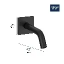 Grohe 26633A00 Shower Arm Hard Graphite