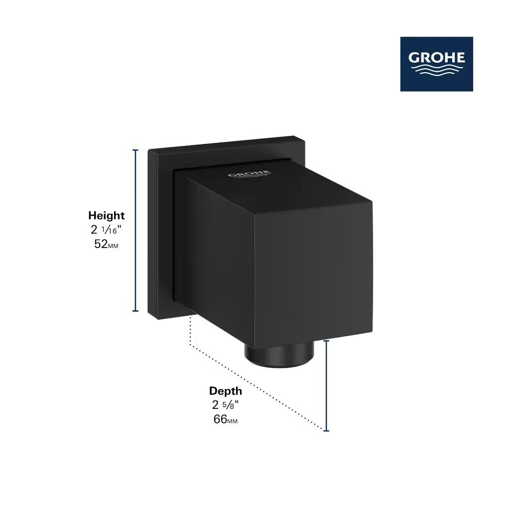Grohe 266342430 Wall Union Matte Black