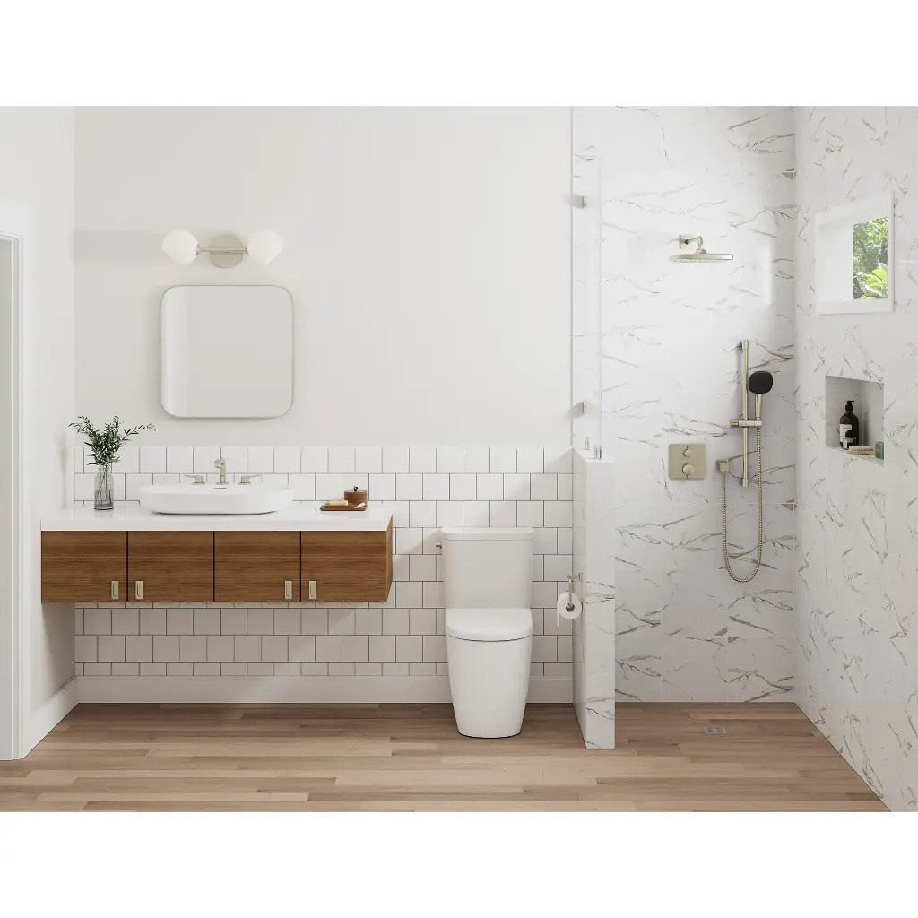 Grohe 26718EN0 Tempesta 250 Showerhead - Cube, 1.75Gpm Grohe Brushed Nickel