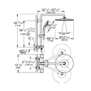 Grohe 26726000 Euphoria 310 Shw Syst.Thm Coolt 6.6L Us Grohe Chrome