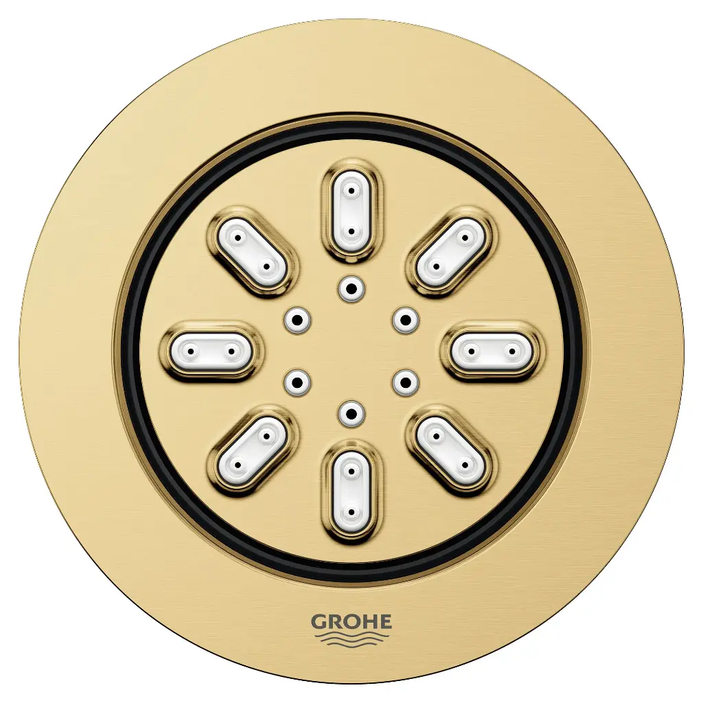 Grohe 26744GN0 Rsh Aqua Body Spray, Round Grohe Brushed Cool Sunrise
