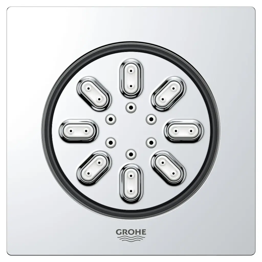 Grohe 26745000 Rainshower Aqua Body Spray, Square Grohe Chrome