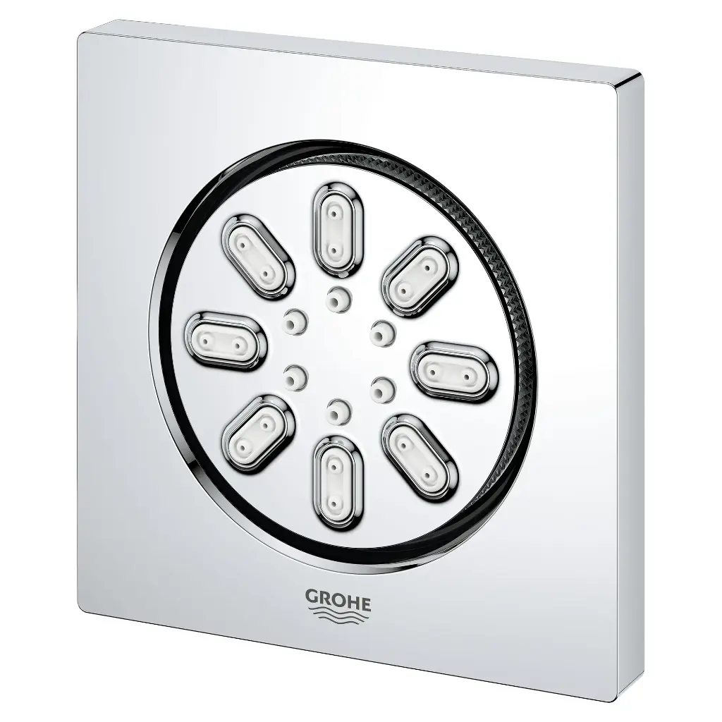 Grohe 26745000 Rainshower Aqua Body Spray, Square Grohe Chrome