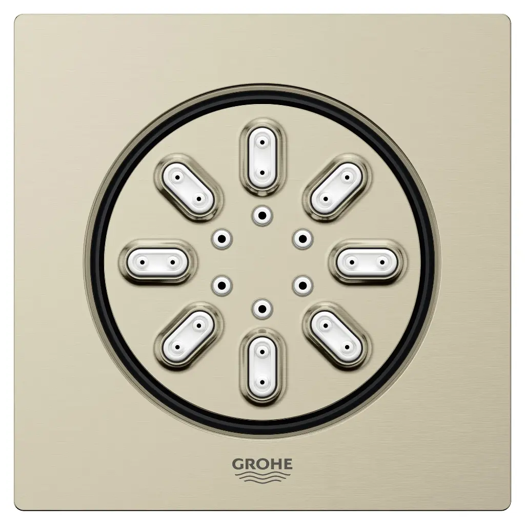 Grohe 26745EN0 Rsh Aqua Body Spray, Square Grohe Brushed Nickel