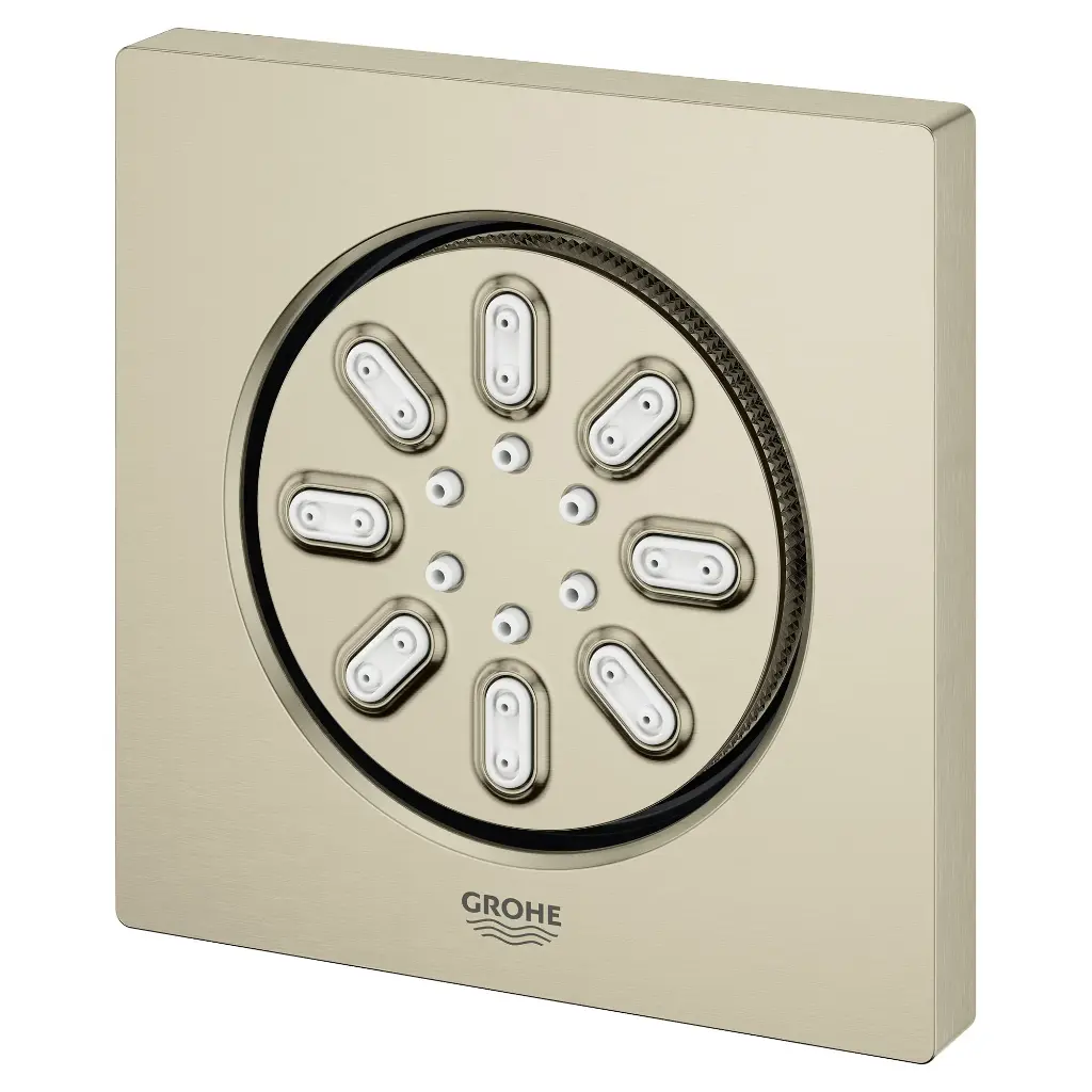 Grohe 26745EN0 Rsh Aqua Body Spray, Square Grohe Brushed Nickel