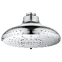 Grohe 26789000 Shower Head 6-1/2" 3 Sprays 1.75Gpm Chrome