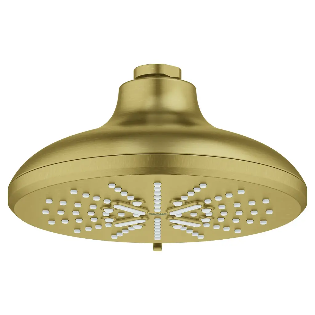 Grohe 26789GN0 Shower Head 6-1/2" 3 Sprays 1.75Gpm Brushed Cool Sunrise