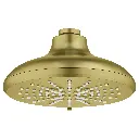 Grohe 26789GN0 Shower Head 6-1/2" 3 Sprays 1.75Gpm Brushed Cool Sunrise