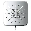Grohe 26797000 Shower Head 6-1/2" 3 Sprays 1.75Gpm Chrome