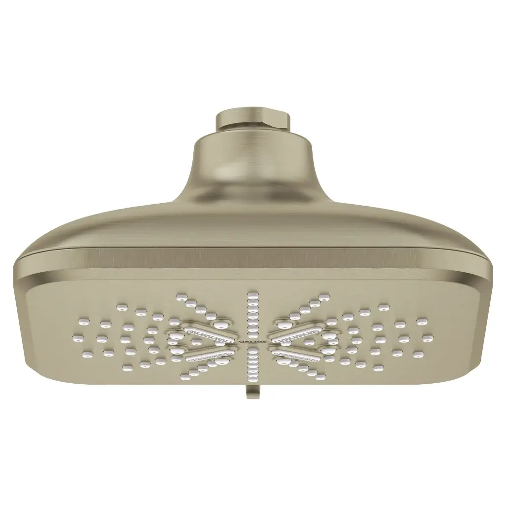 Grohe 26797EN0 Shower Head 6-1/2" 3 Sprays 1.75Gpm Brushed Nickel