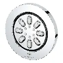 Grohe 26844000 Body Spray Round 2 Sprays 0.9 Gpm Chrome