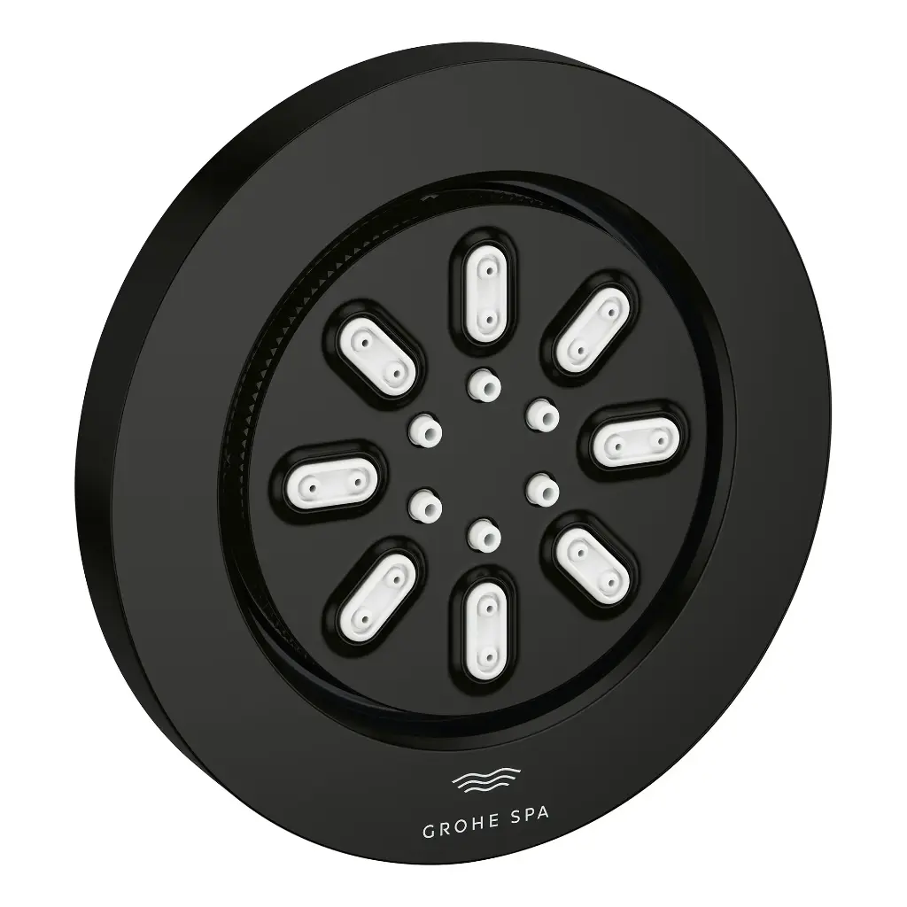 Grohe 268442430 Body Spray Round 2 Sprays 0.9 Gpm Matte Black