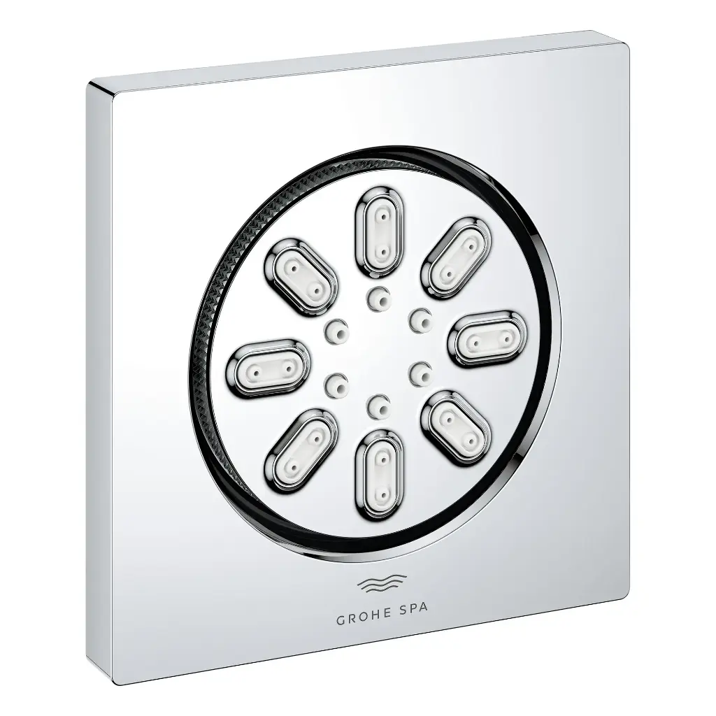 Grohe 26845000 Body Spray Square 2 Sprays 0.9 Gpm Chrome