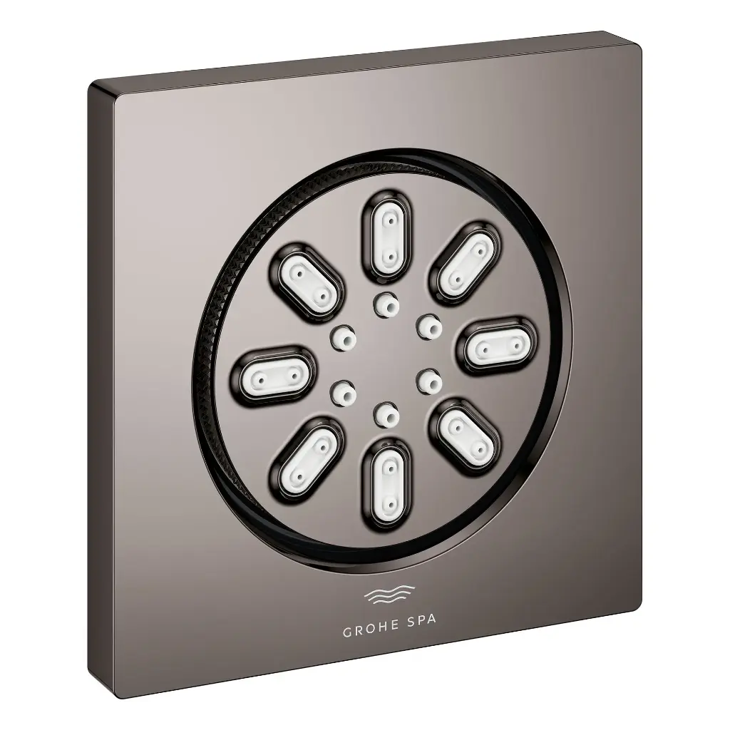 Grohe 26845A00 Body Spray Square 2 Sprays 0.9 Gpm Hard Graphite