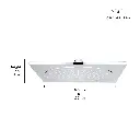 Grohe 26872000 Rsh Aqua 10" Headshower 9,5L Chrome
