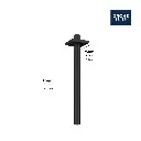 Grohe 274872430 12" Ceiling Shower Arm With Square Flange Matte Black