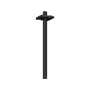 Grohe 274872430 12" Ceiling Shower Arm With Square Flange Matte Black