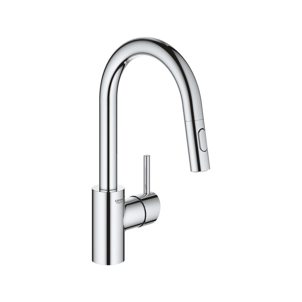 Grohe 31479001 Concetto Single Handle Kitchen Faucet Chrome 1