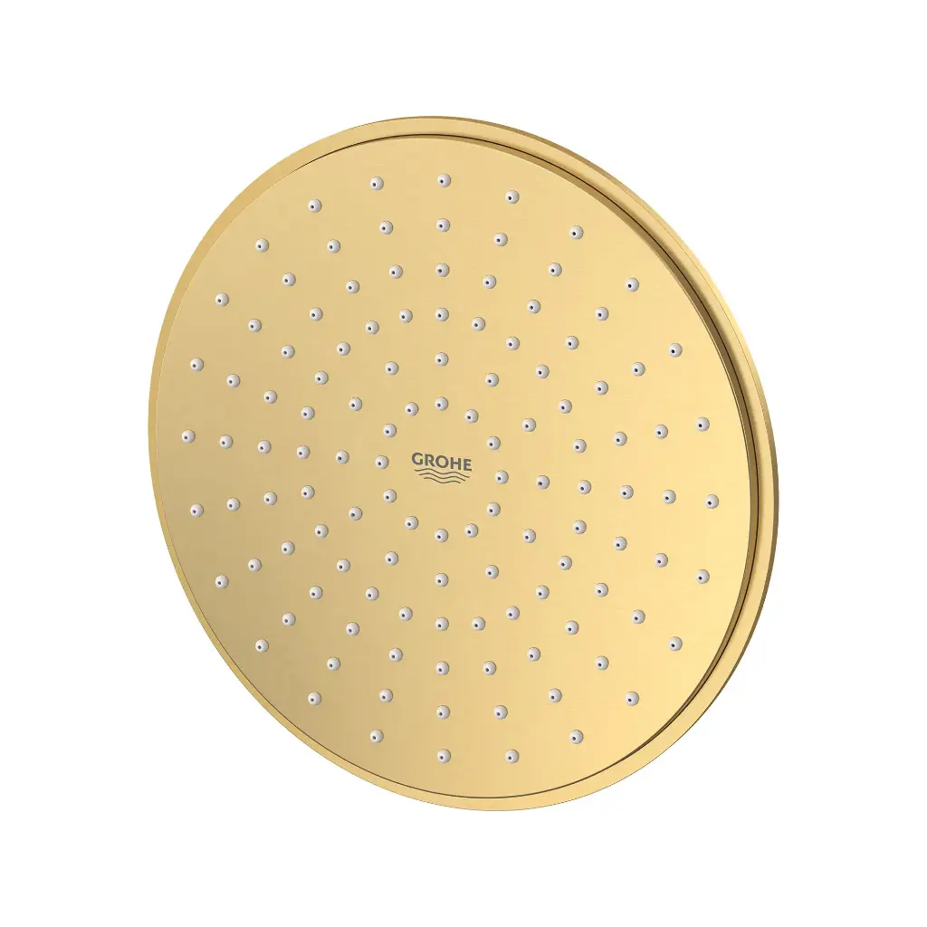 Grohe 27814Gn1 210 Shower Head 8" 1 Spray 6.6 L/Min (1.75 Gpm) Brushed Cool Sunrise