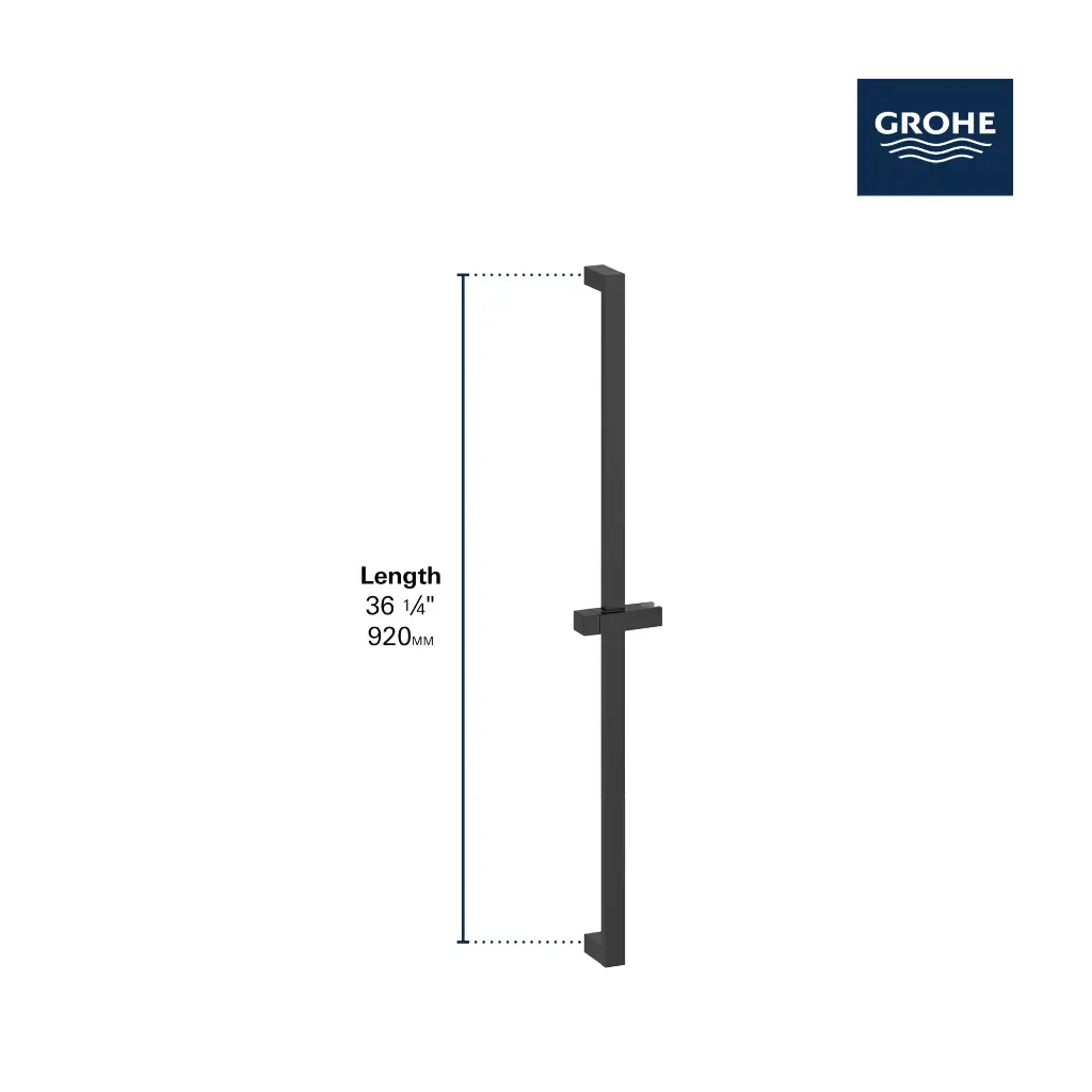 Grohe 27841GN0 36" Shower Slide Bar Brushed Cool Sunrise