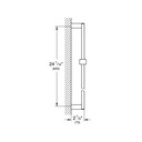 Grohe 27892EN0 24" Shower Slide Bar Brushed Nickel