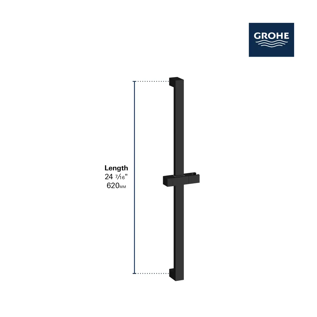 Grohe 27892GN0 24" Shower Slide Bar Brushed Cool Sunrise