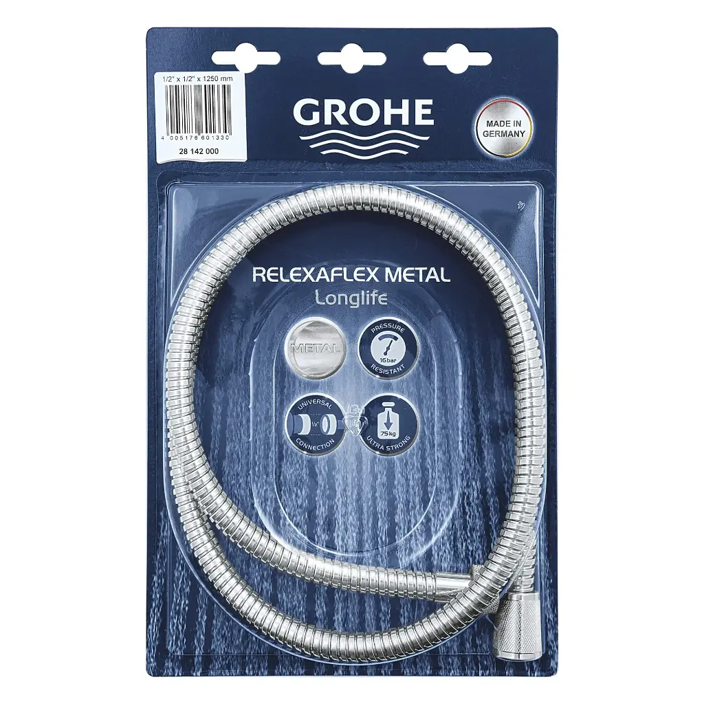 Grohe 28142002 49" Metal Shower Hose Chrome