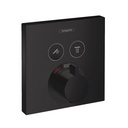 Hansgrohe 15763671 Hg Showerselect E Thermostatic Trim 2 Function, Square Matte Black