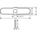 Hansgrohe 04797670 Base Plate For Kitchen Faucets