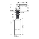 Hansgrohe 04796670 Soap/Lotion Dispenser