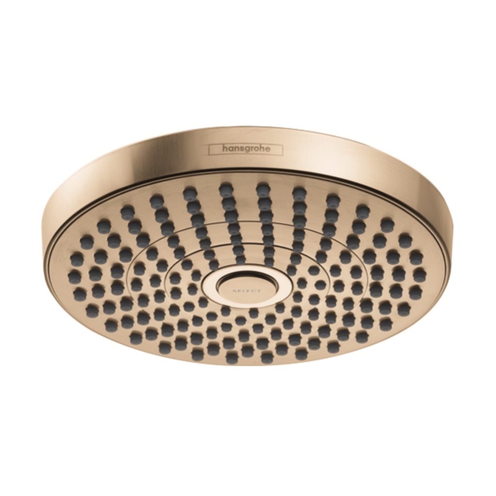 Hansgrohe 04388140 Croma Select S 180 2-Jet Overhead Shower, 1.8 Gpm