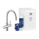 Grohe 31251002 GROHE Blue Chilled And Sparkling Starter Kit Polished Chrome 1