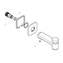 Hansgrohe 71412821 Logis Tubspout W/Diverter