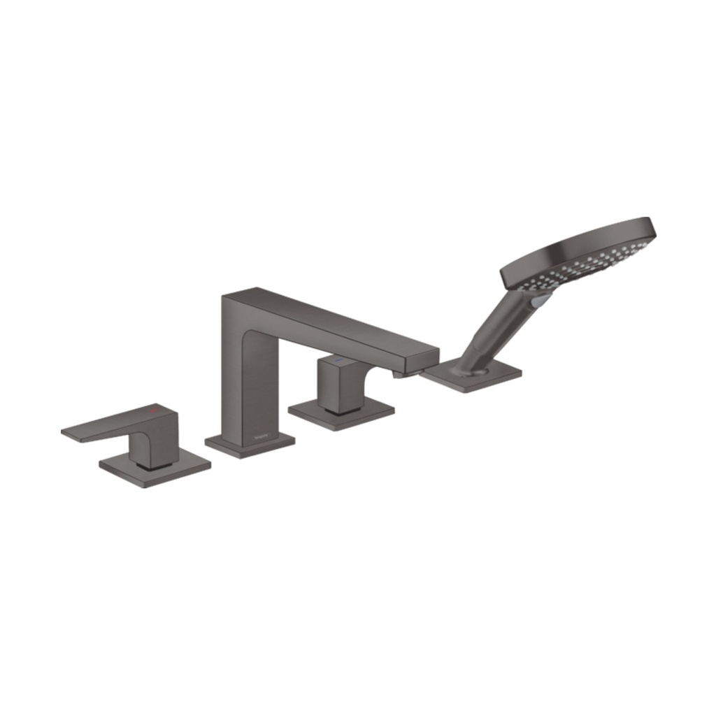 Hansgrohe 32557341 4-Hole Roman Tub Set Trim With Lever Handles