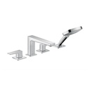 Hansgrohe 32557001 4-Hole Roman Tub Set Trim With Lever Handles