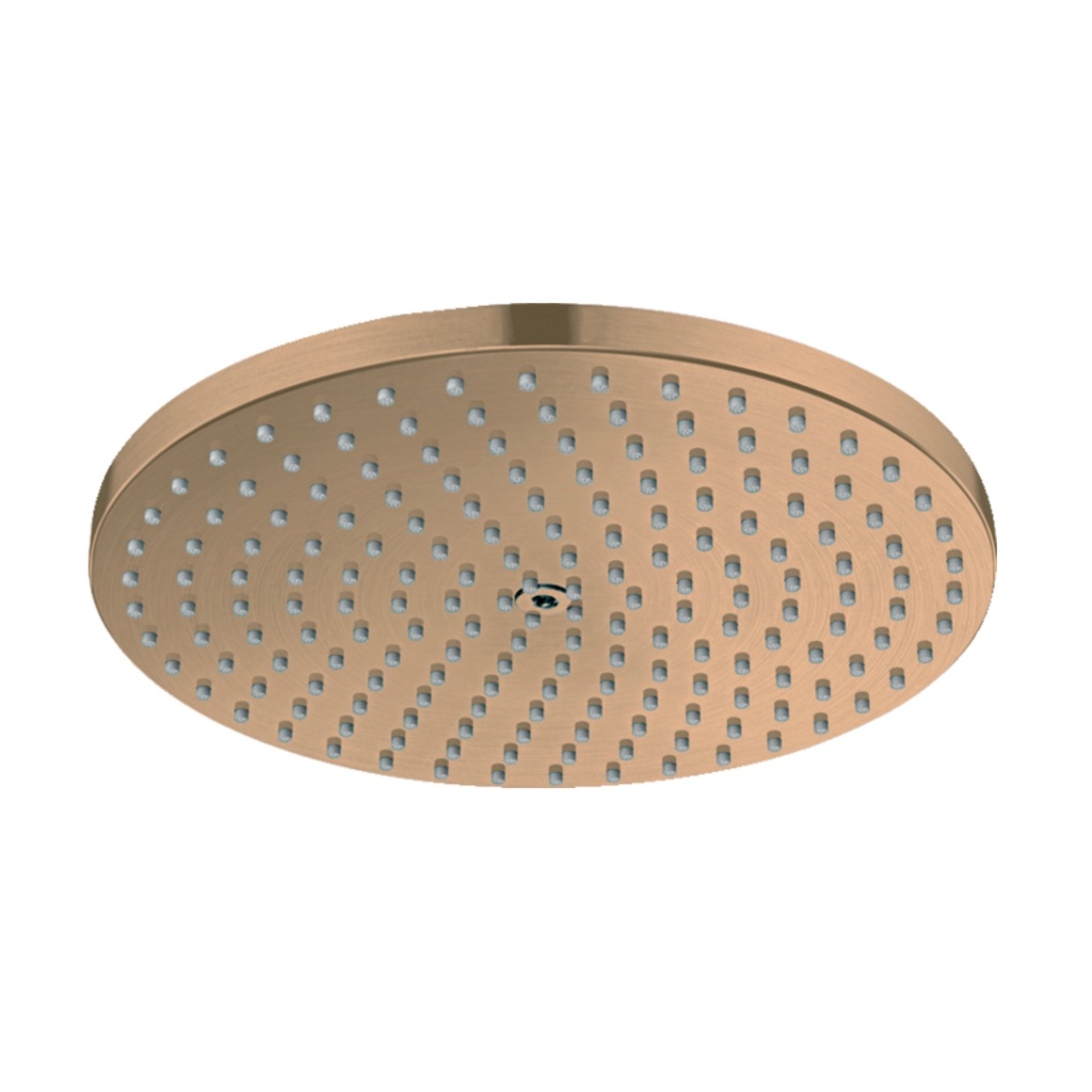 Hansgrohe 27624141 Showerhead 240 1-Jet PowderRain Brushed Bronze
