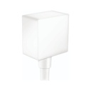 Hansgrohe 26455701 Square Wall Outlet With Check Valves - MATTE WHITE
