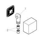 Hansgrohe 26455671 Square Wall Outlet With Check Valves - Matte Black
