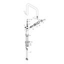 Hansgrohe 72806801 Single Handle U-Shaped Kitchen Faucet