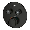 Grohe 291372430 Grohtherm Smartcontrol Dual Function Thermostatic Trim Matte Black