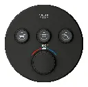 Grohe 291382430 Grohtherm Smartcontrol Triple Function Thermostatic Trim Matte Black